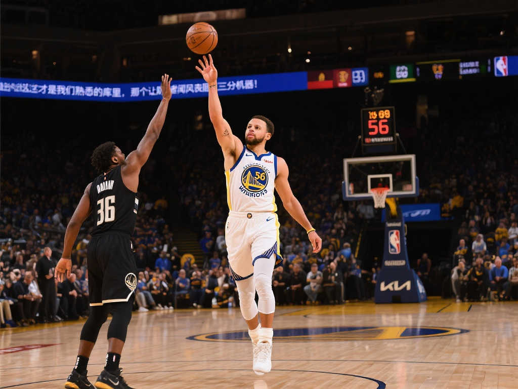 库里56分强势挑战勒布朗 全票MVP今晚震撼回归