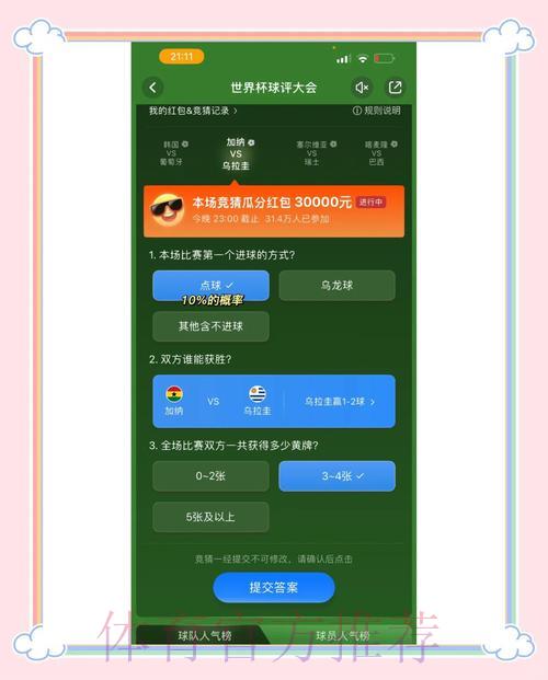 世界杯竞猜活动:有哪些平台可以参与其中 世界杯竞猜活动:有哪些平台可以参与其中